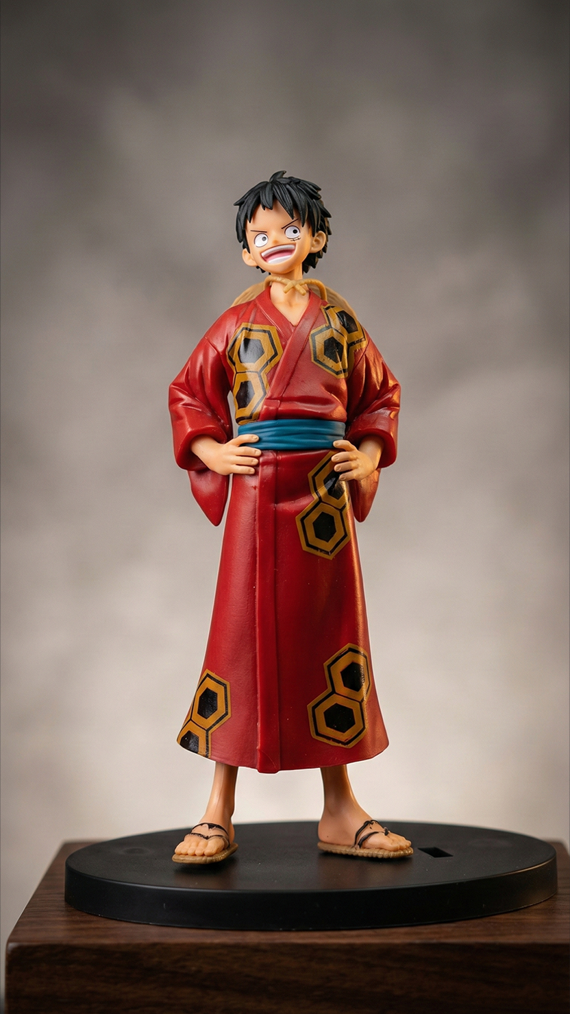 Monkey D. Luffy (Luffytaro) Red Wano Kimono Figure (16Cm)