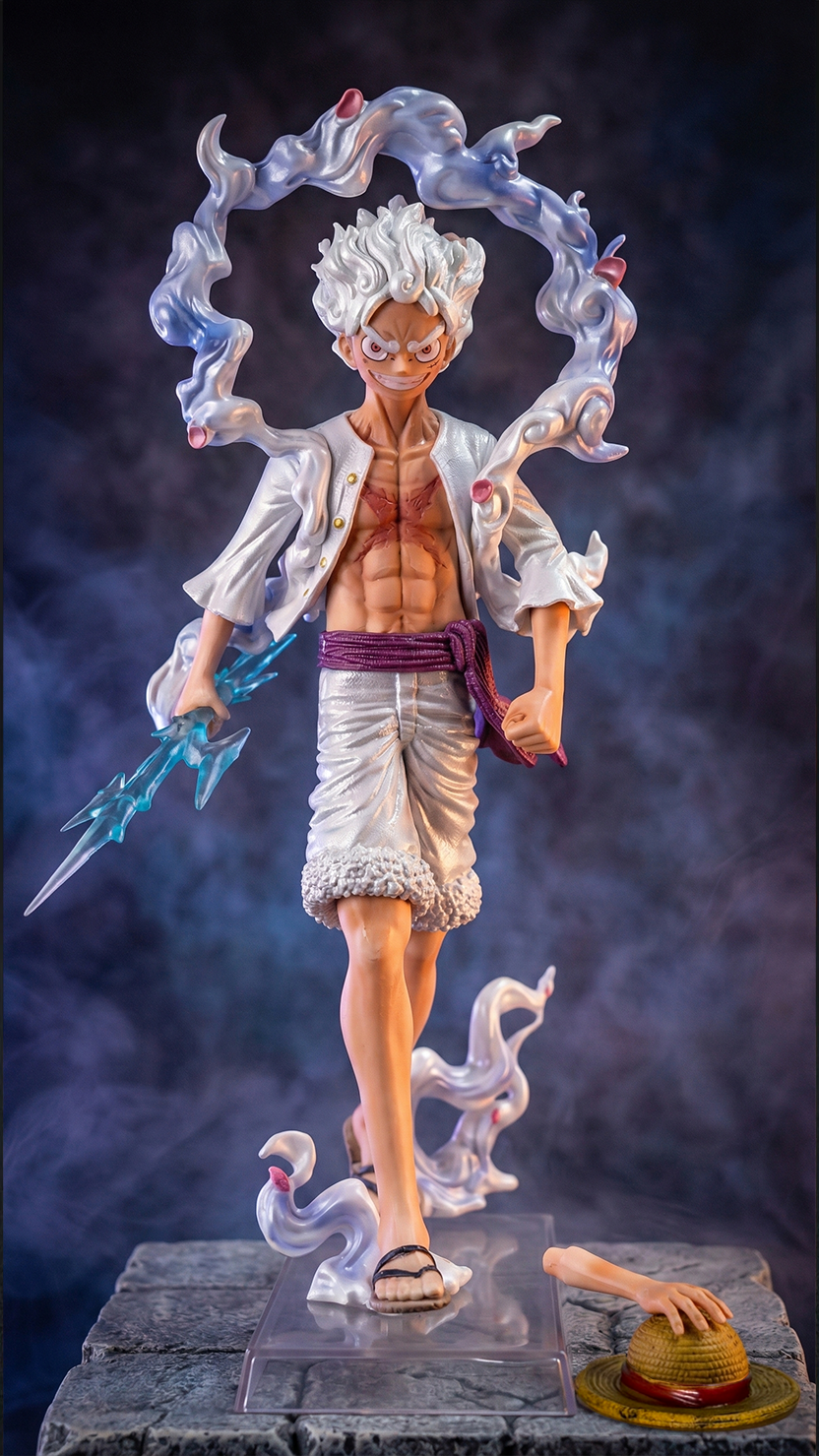 Monkey D. Luffy Gear Five "Sun God Nika" Action Figure (25Cm) Hellzone