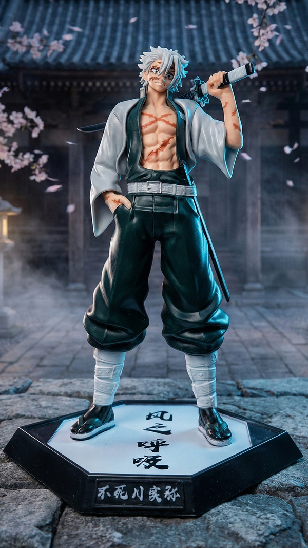 Sanemi Shinazugawa Wind Hashira Action Figure (30Cm)