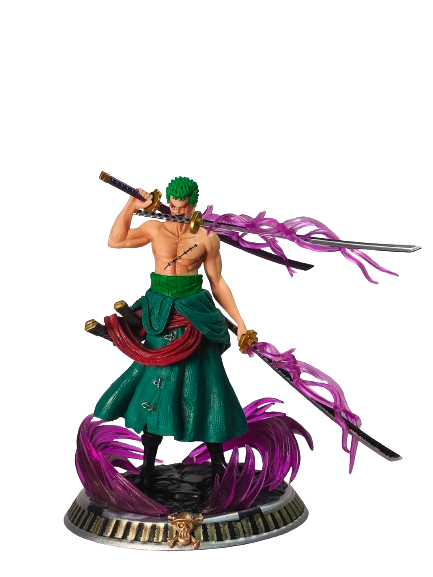 Roronoa Zoro Action Figure – One Piece [Three Sword With Dual Head] (25 CM)