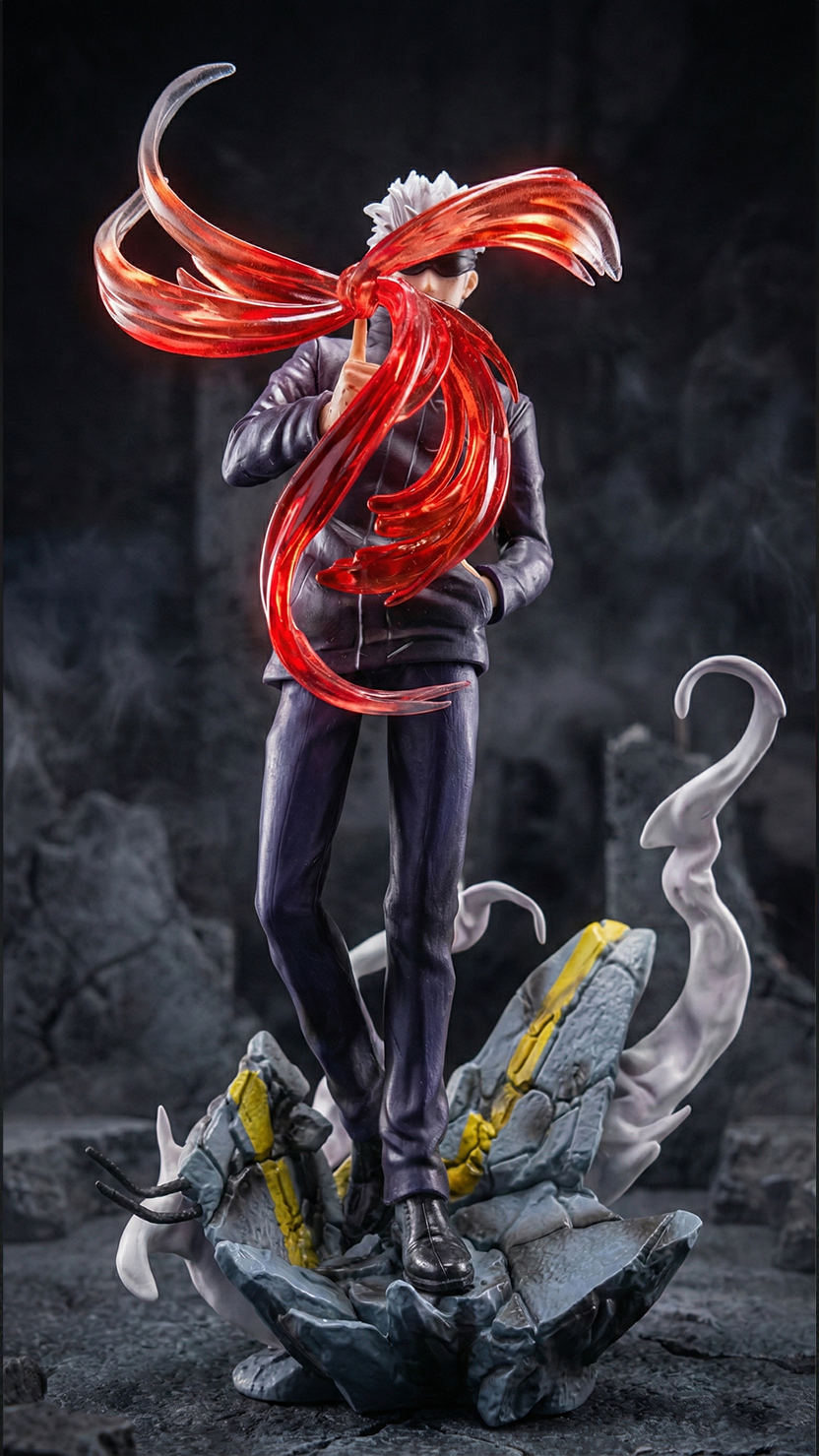 Jujutsu Kaisen: Satoru Gojo Red and White Effect Base Action Figure (28Cm) Hellzone