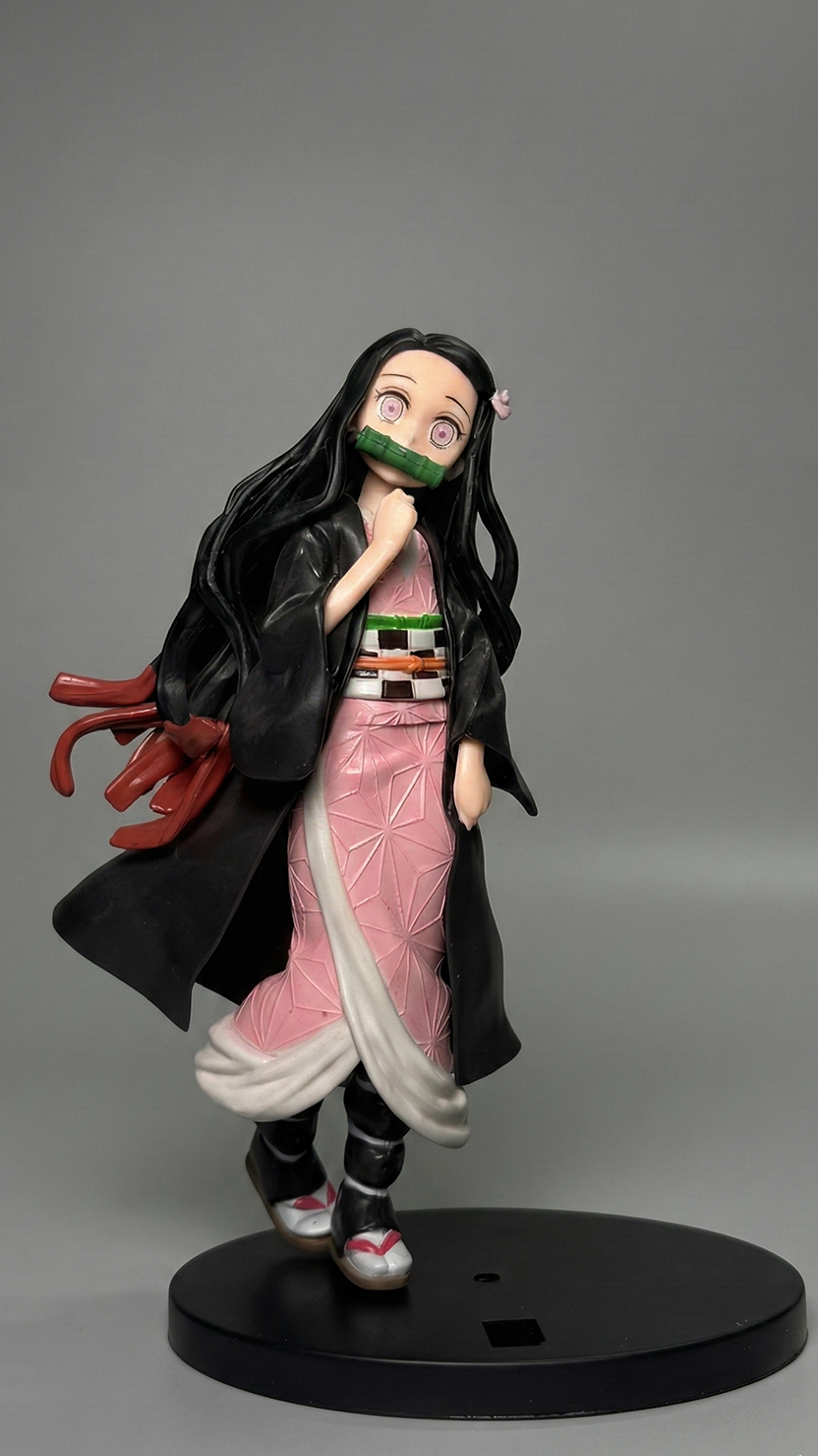 Nezuko Kamado Pink Kimono & Bamboo Muzzle Action Figure (20Cm)