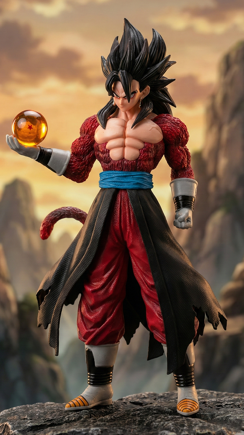 Dragon Ball: Super Saiyan 4 Vegeto with Dragon Ball – 30 cm Premium Action Figure