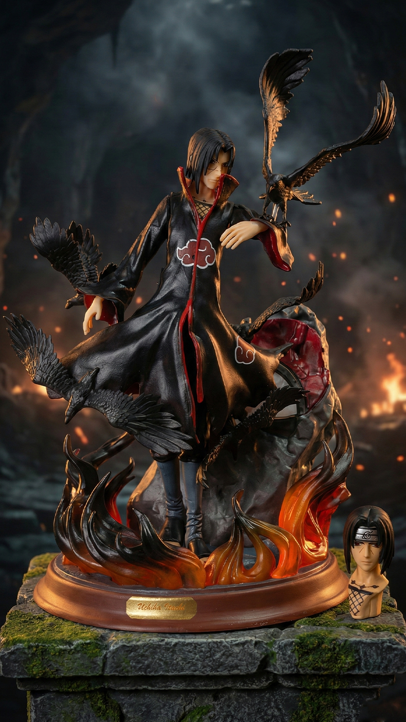 Naruto Shippuden: Itachi Uchiha with Crows – 28 cm Premium Action Figure