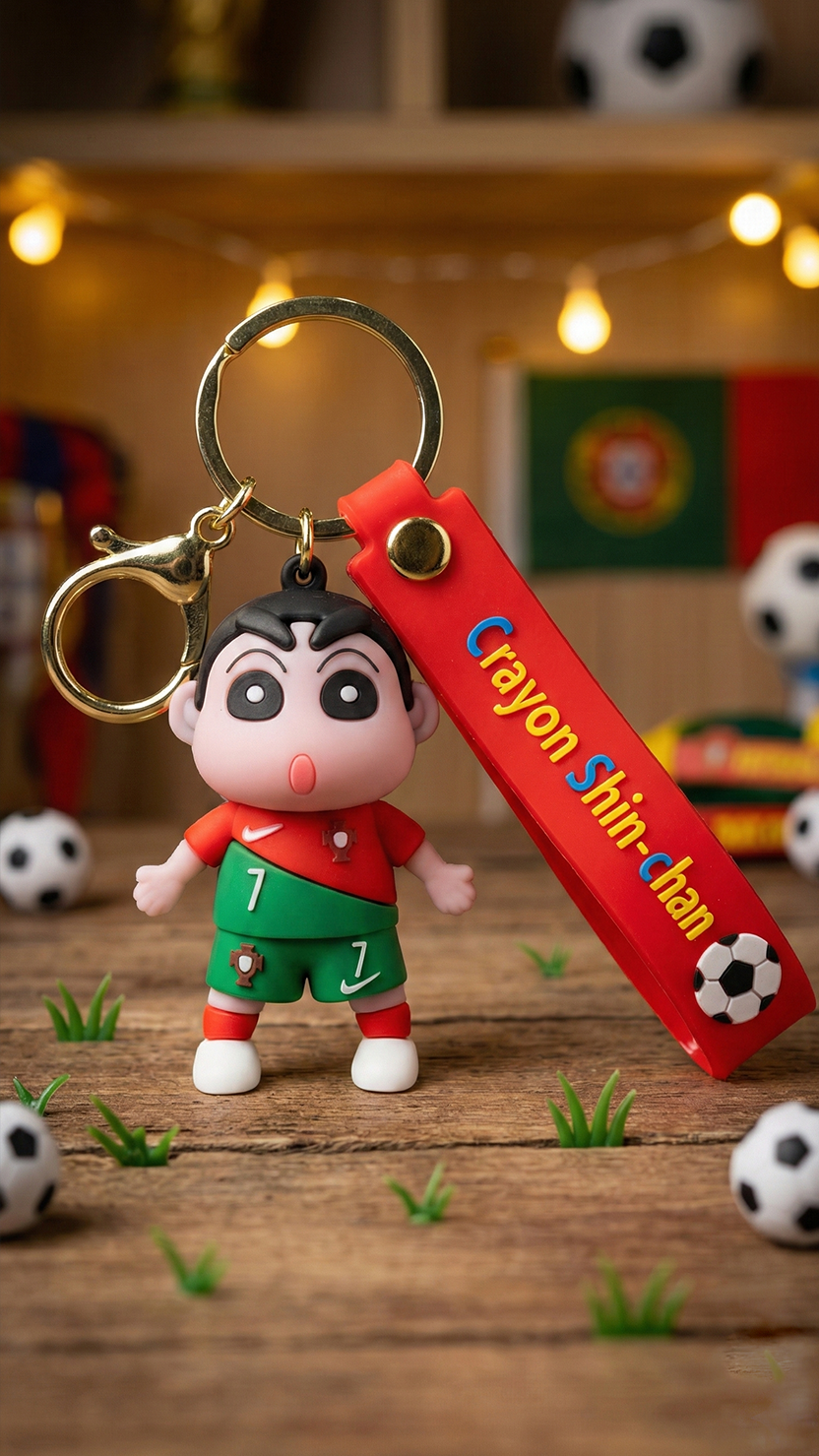 Shin-chan CR7 Jersey Keychain | Hellzone
