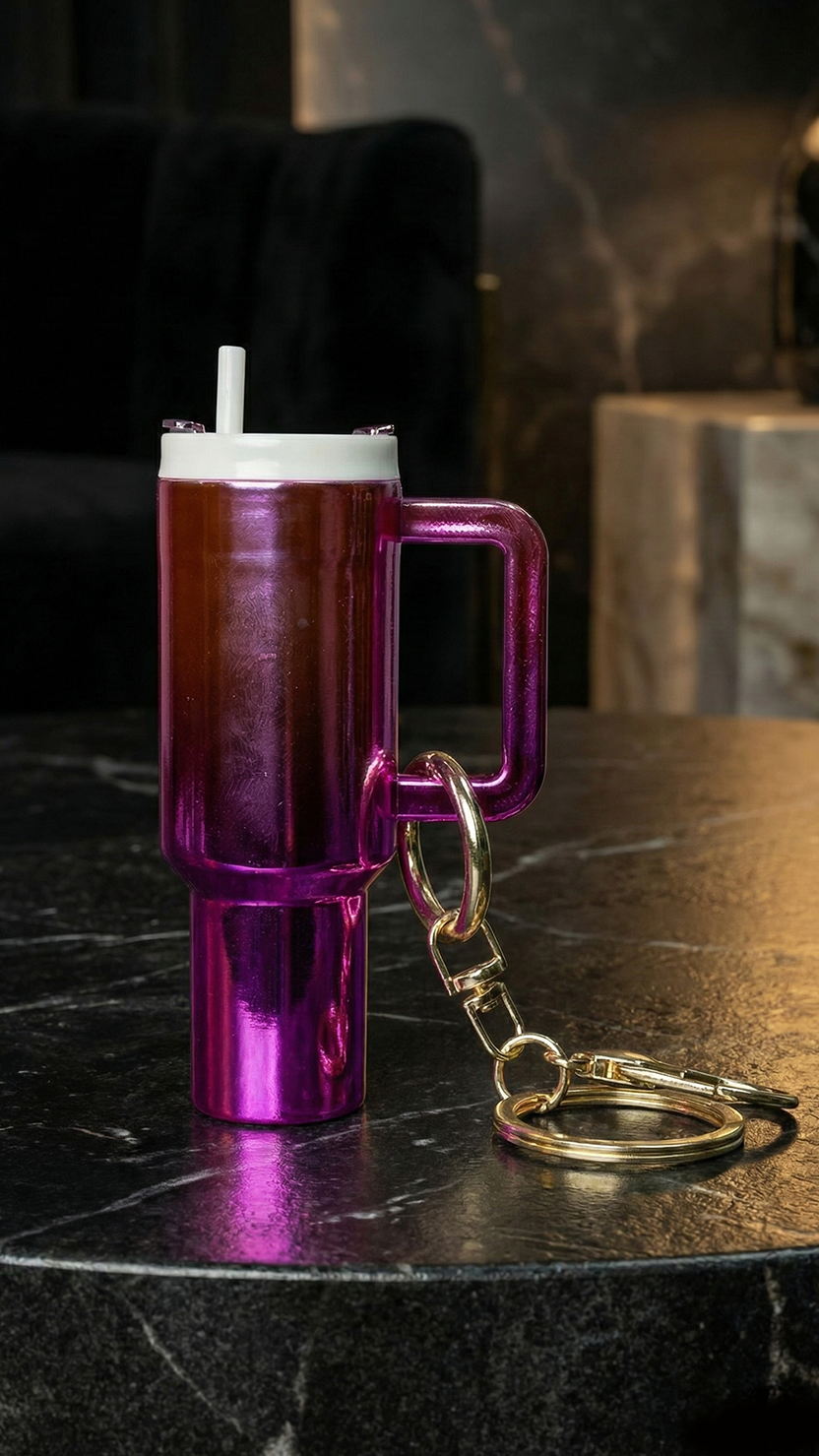 Mini Tumbler Magenta Keychain | Hellzone