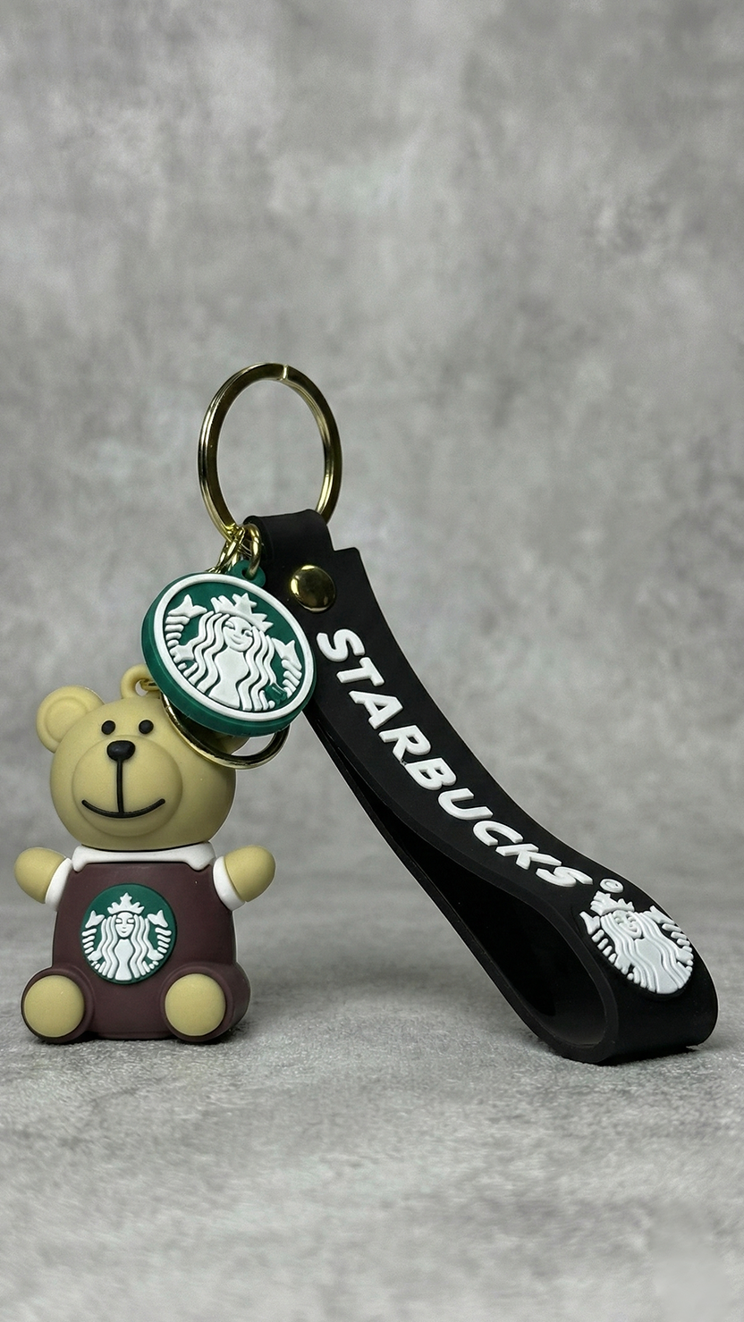 Starbucks Bearista Coffee Brown Edition Keychain | Hellzone