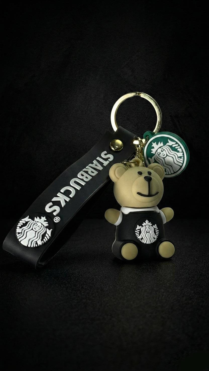 Starbucks Bearista Figure Keychain| Hellzone