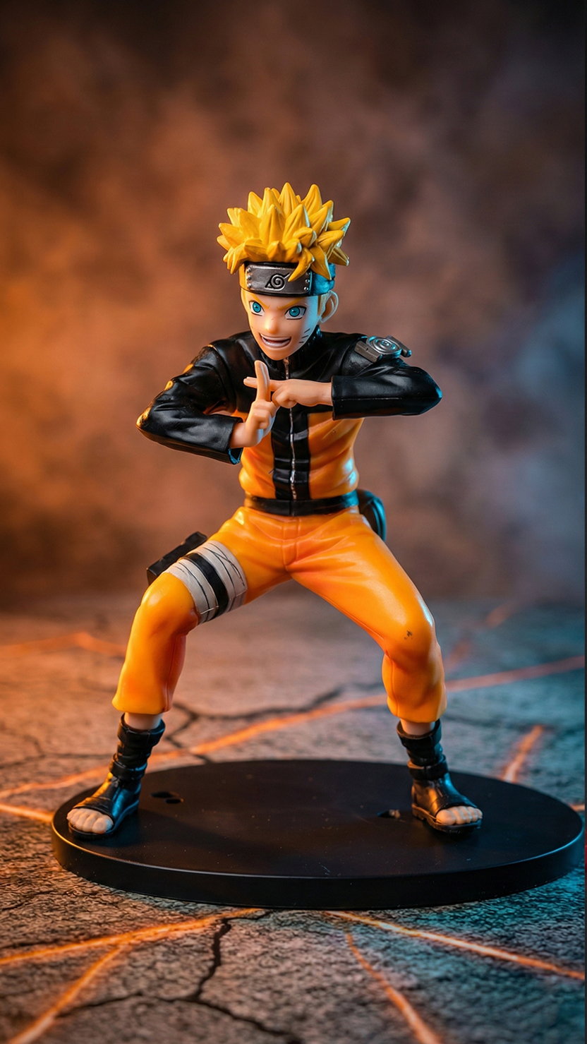Naruto Uzumaki (Shippuden) Shadow Clone Hand Sign Figure (18Cm)