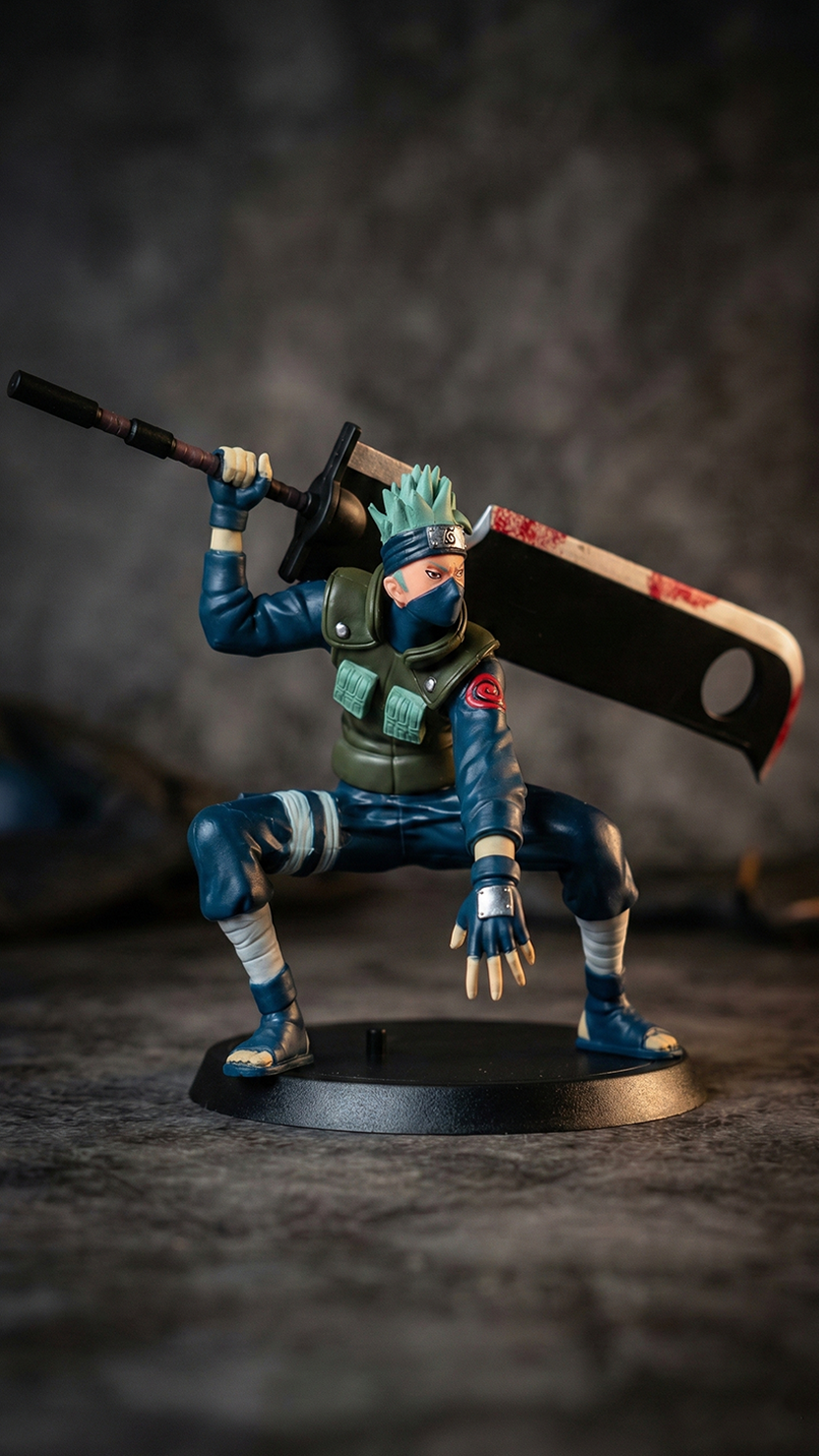 Kakashi Hatake Figure with Zabuza's Executioner Blade (18Cm)