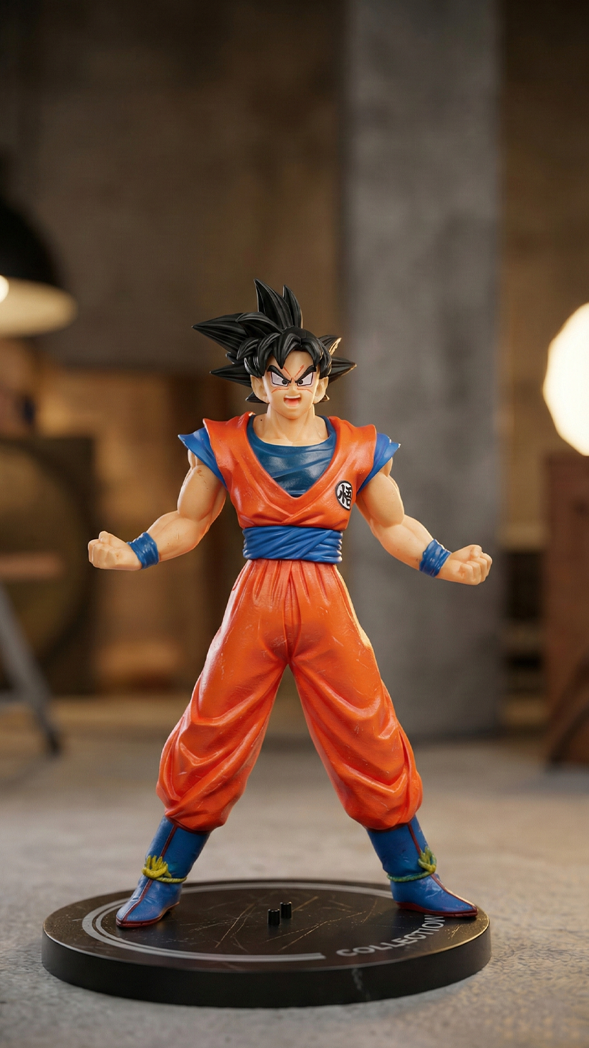 Son Goku (Base Form) Black Hair Action Figure (17Cm)