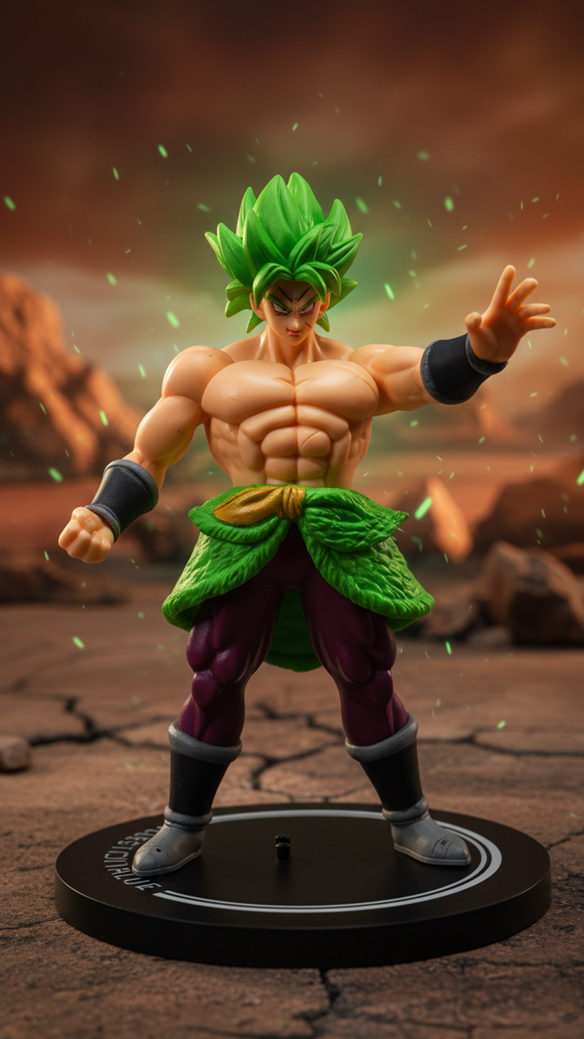 Broly Super Saiyan with Green Hair Full Power Action Figure (17Cm)