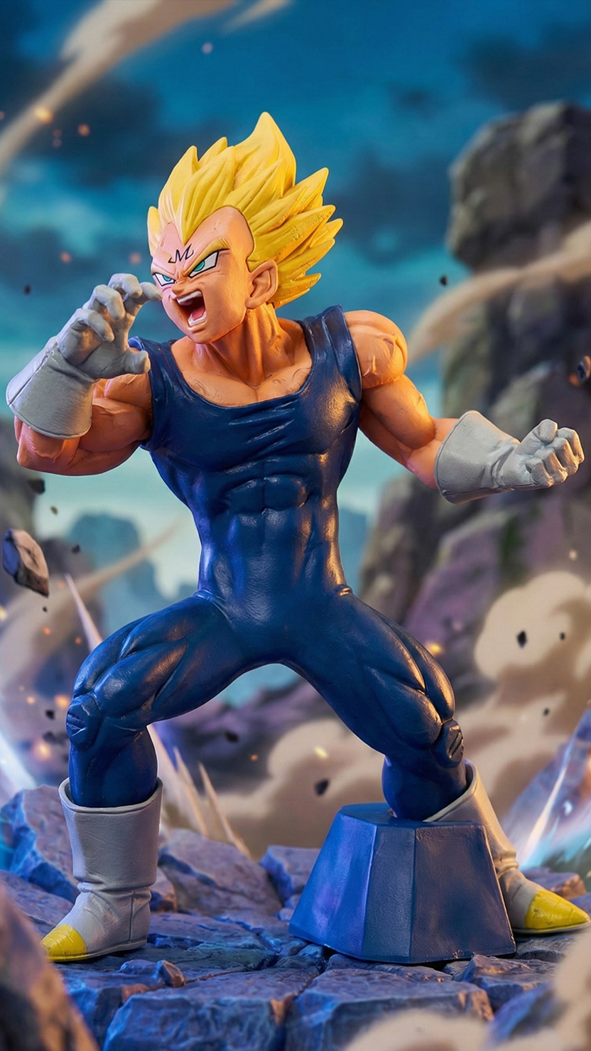 Super Saiyan Vegeta Action Figure (18Cm) Hellzone