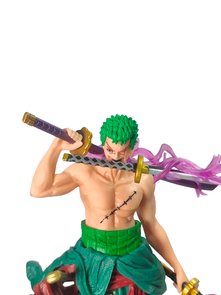 Roronoa Zoro Action Figure – One Piece [Three Sword With Dual Head] (25 CM)
