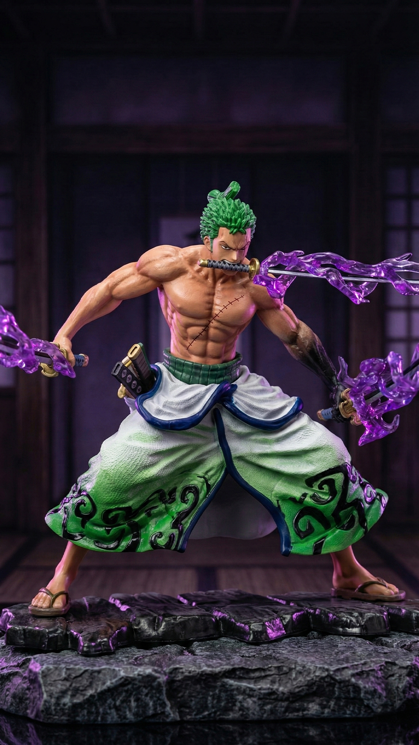 Roronoa Zoro Three-Sword Style Action Figure (17Cm) Hellzone