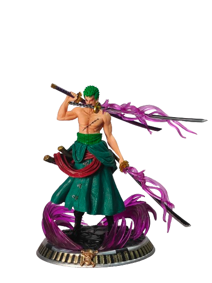 Roronoa Zoro Action Figure – One Piece [Three Sword With Dual Head] (25 CM)