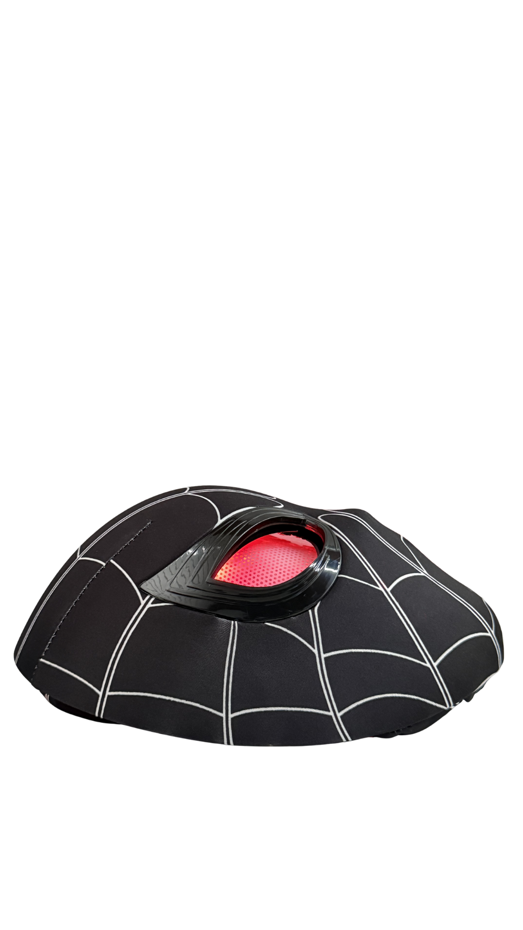 Black Spider-Man LED Mask with Glowing Red Eyes – Premium (10Cm) | Hellzone