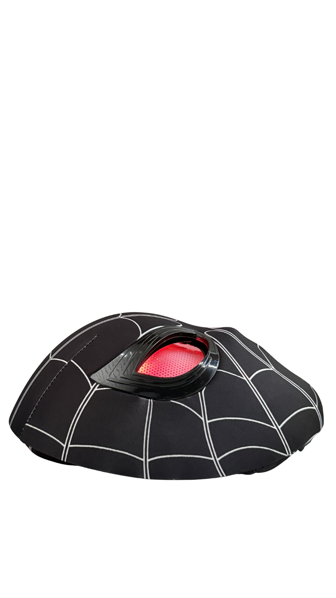 Black Spider-Man LED Mask with Glowing Red Eyes – Premium (10Cm) | Hellzone