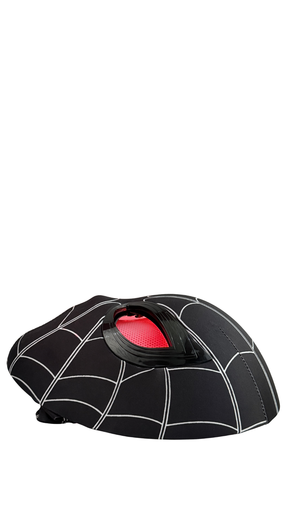 Black Spider-Man LED Mask with Glowing Red Eyes – Premium (10Cm) | Hellzone