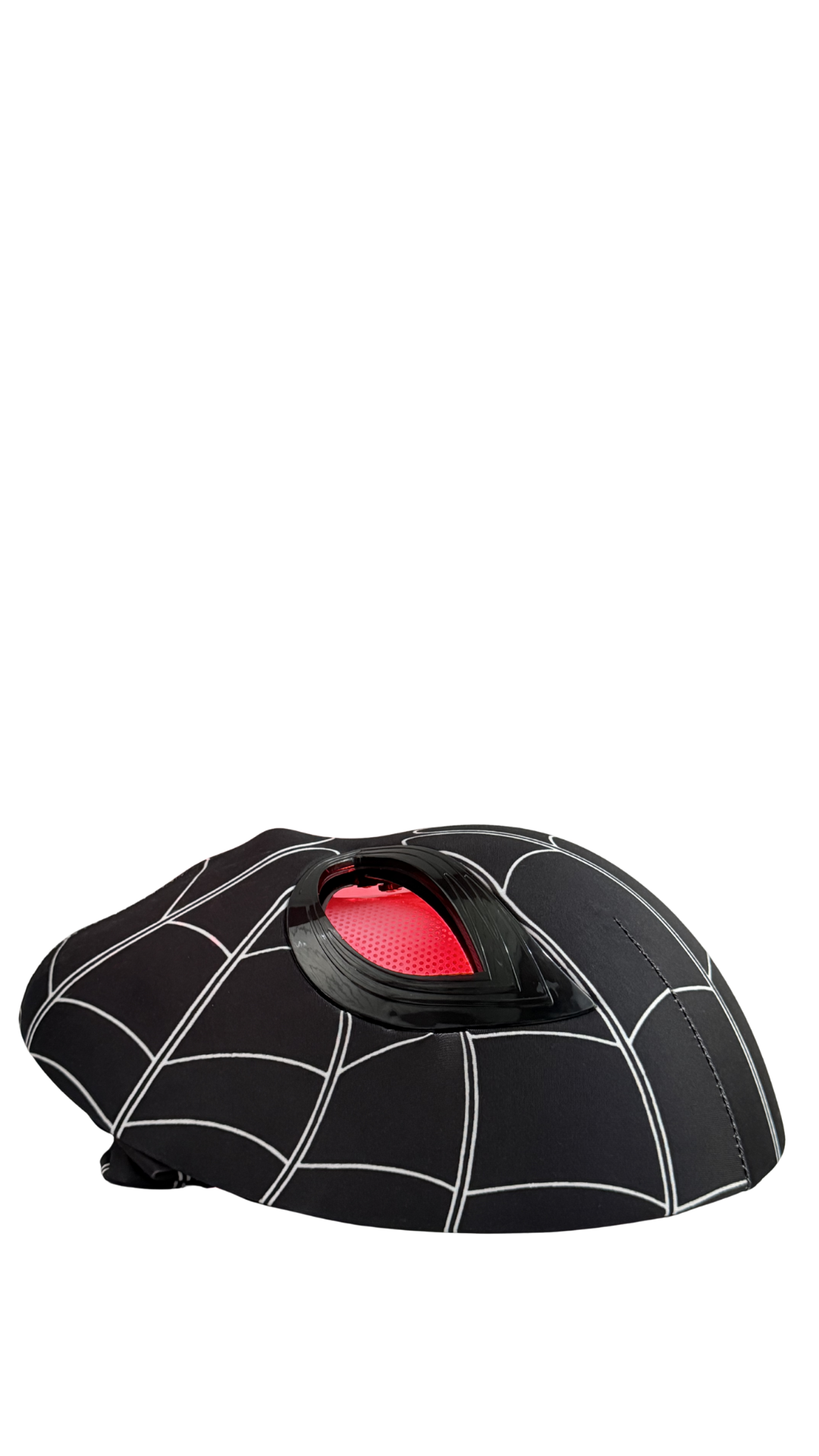 Black Spider-Man LED Mask with Glowing Red Eyes – Premium (10Cm) | Hellzone