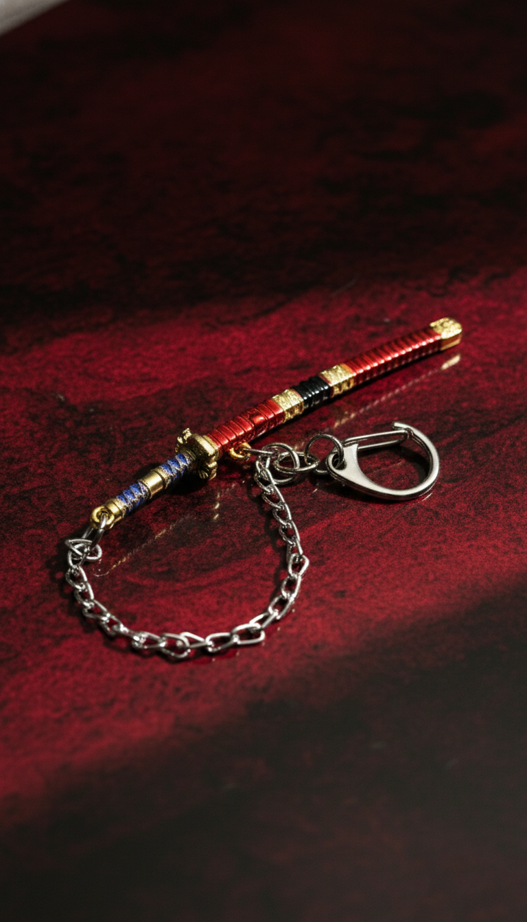 Anime Katana Sword with Decorative Metal Chain & Multiple Color Options | Hellzone