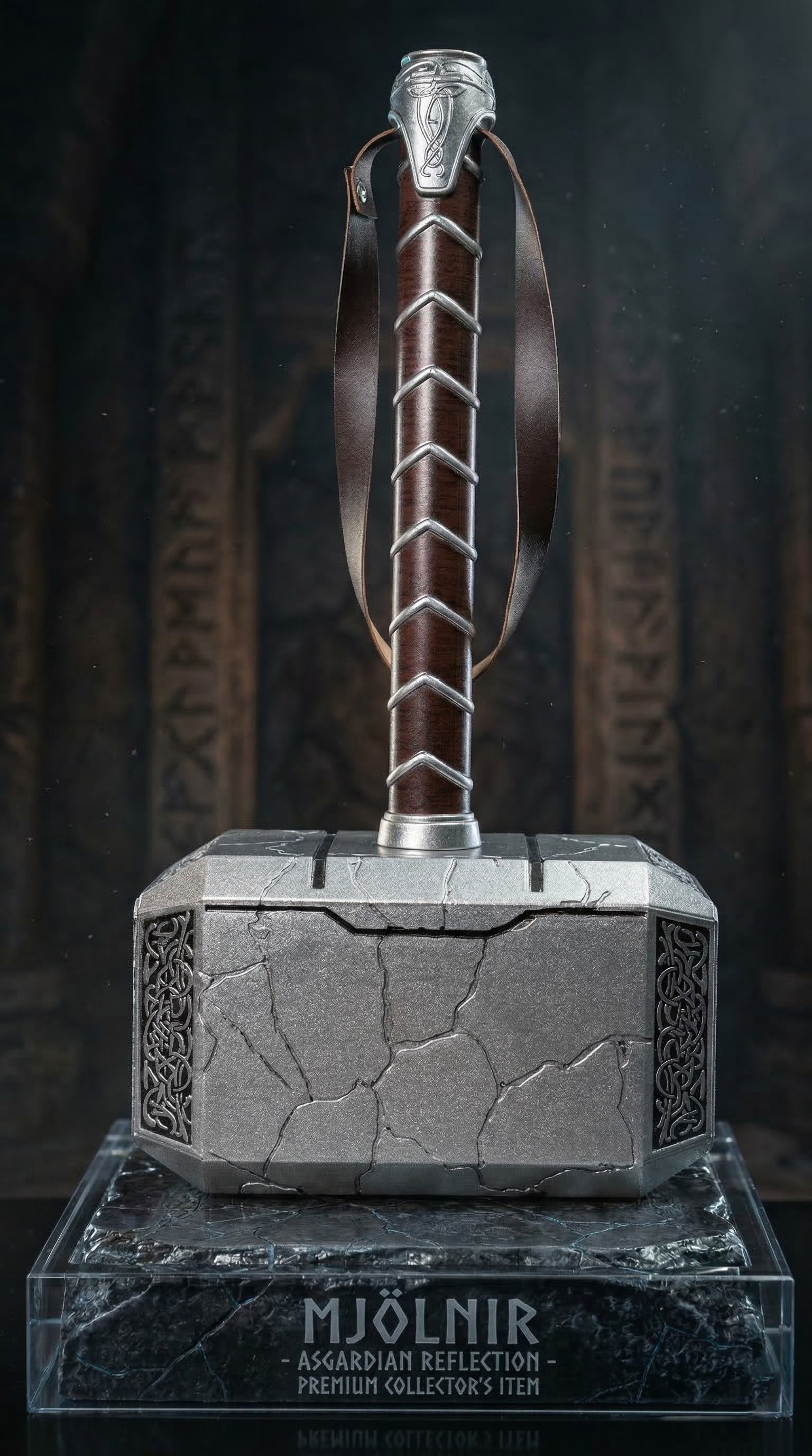Thor Mjölnir Hammer Replica - Asgardian Reflection Premium Collector’s Item (45Cm) | Hellzone