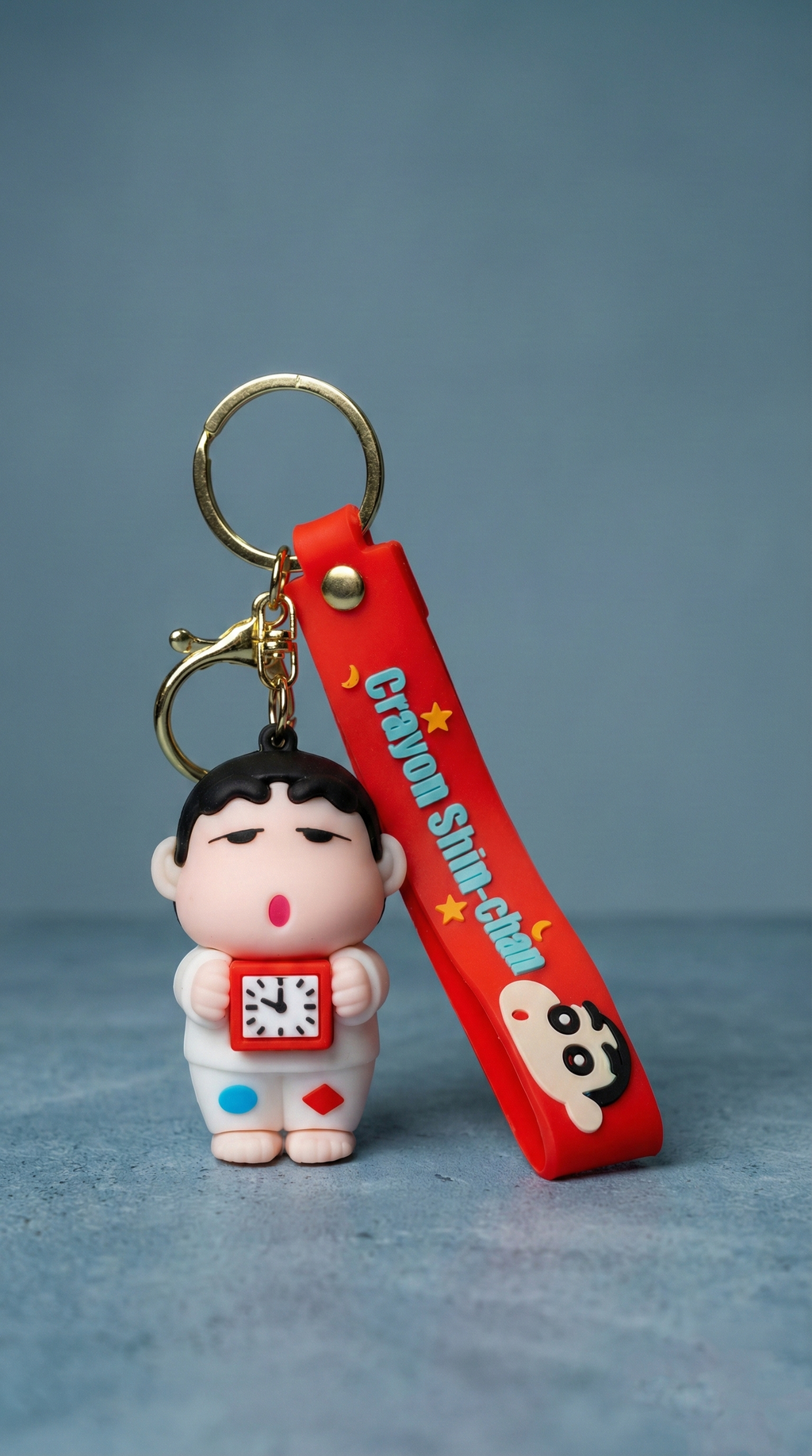Shin-chan Sleepy Alarm Clock Keychain | Hellzone