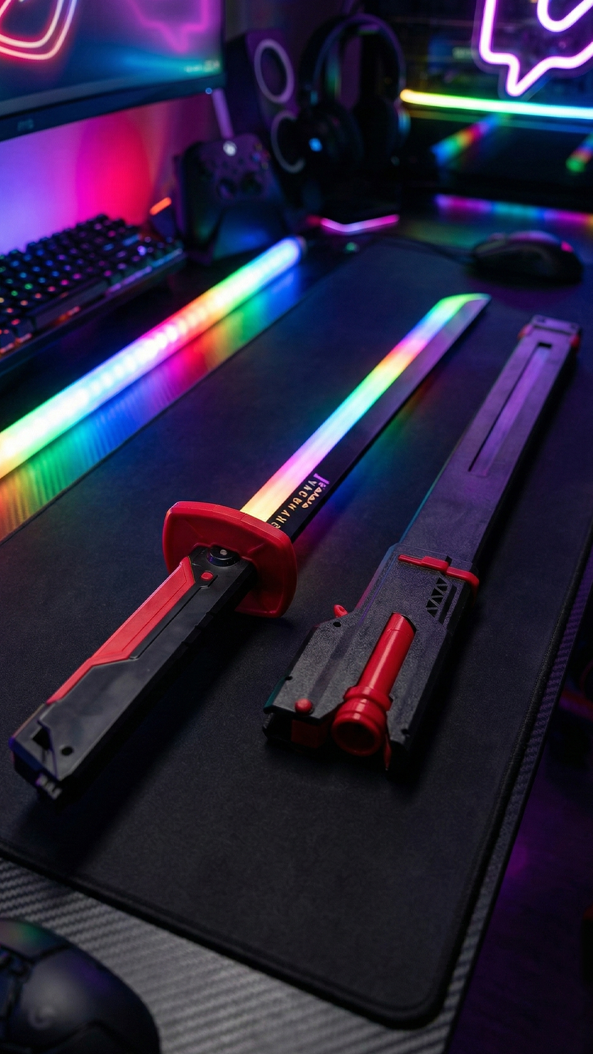 RGB LED Futuristic Katana (80 Cm) | Hellzone