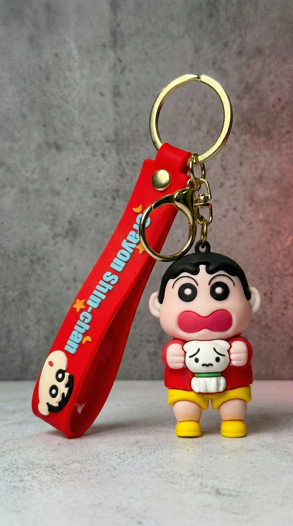 Shin-chan & Shiro BFF Keychain | Hellzone