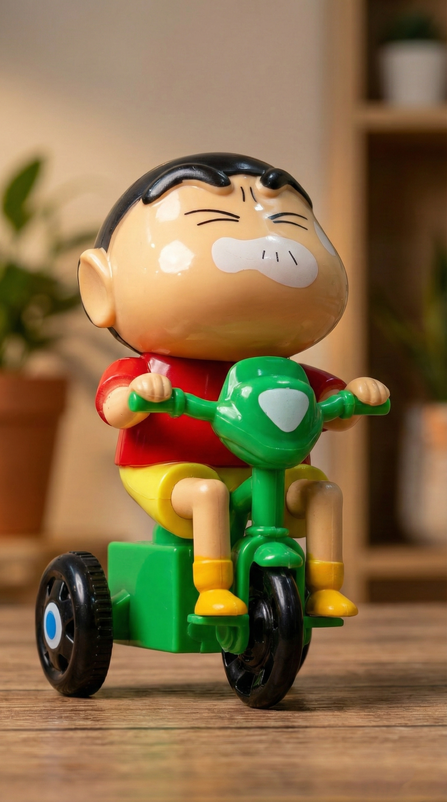 Shin-chan Tricycle  Red Shirt & Yellow Pant  Figure | Hellzone