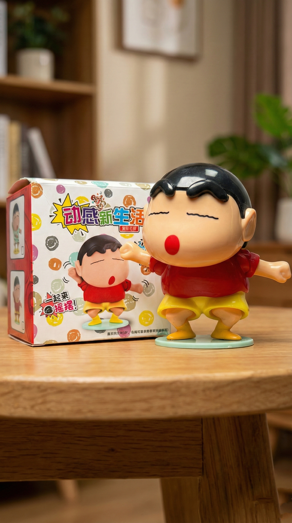 Shin-chan Classic Red & Yellow Outfit Dancing Toy | Hellzone