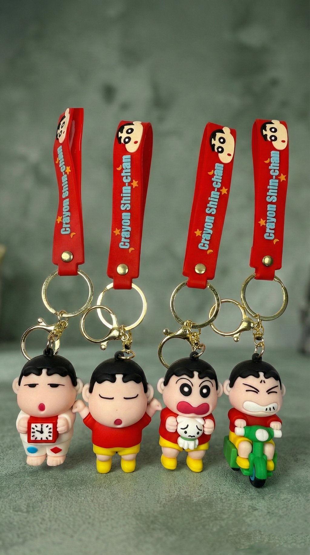 Shin-chan 4 Piece Set Keychain | Hellzone