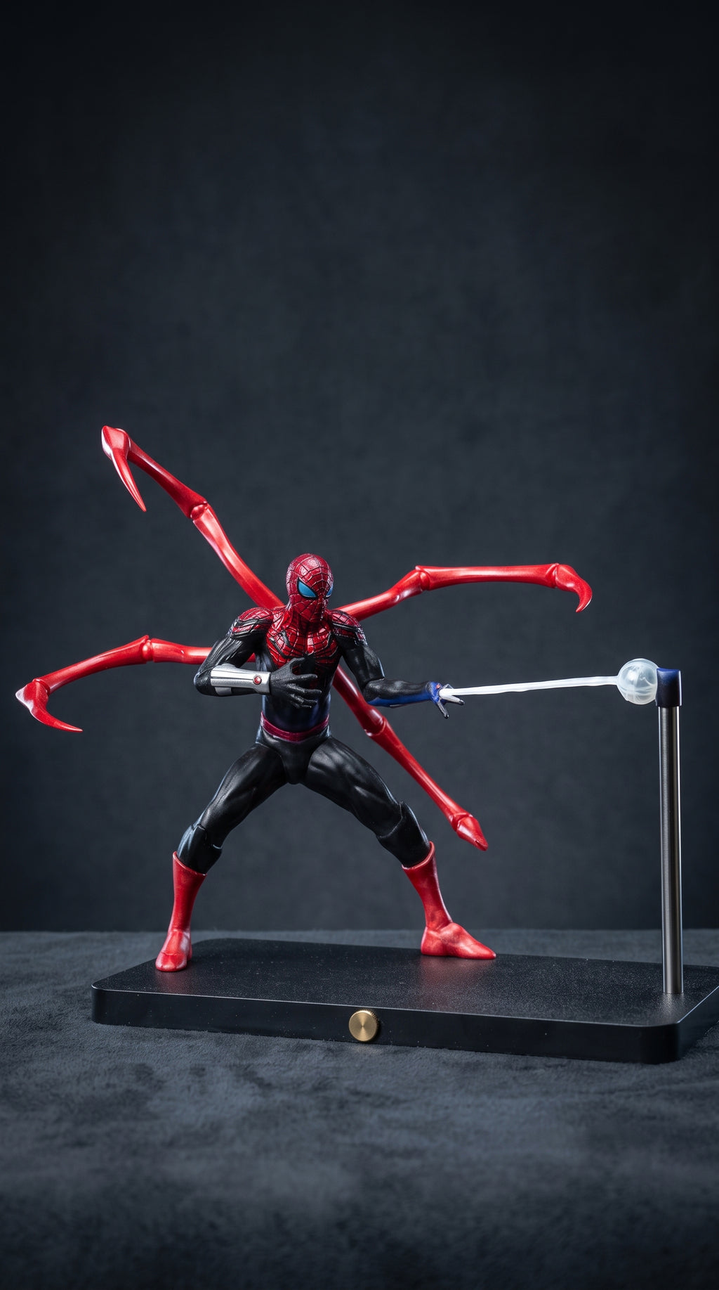 Superior Spider-Man Action Figure with White LED Desk Lamp| Hellzone