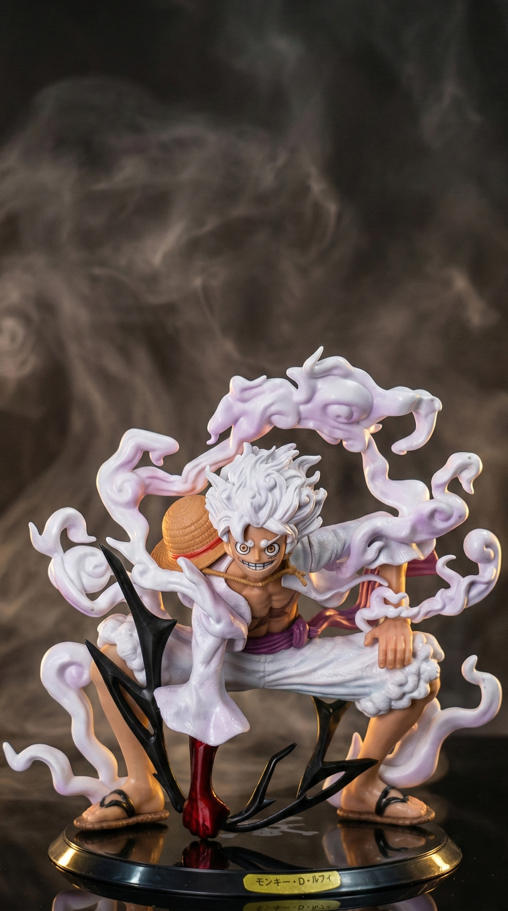 Monkey D. Luffy Gear 5 Sun God Nika with Cloud Effects Action Figure (24Cm) | Hellzone