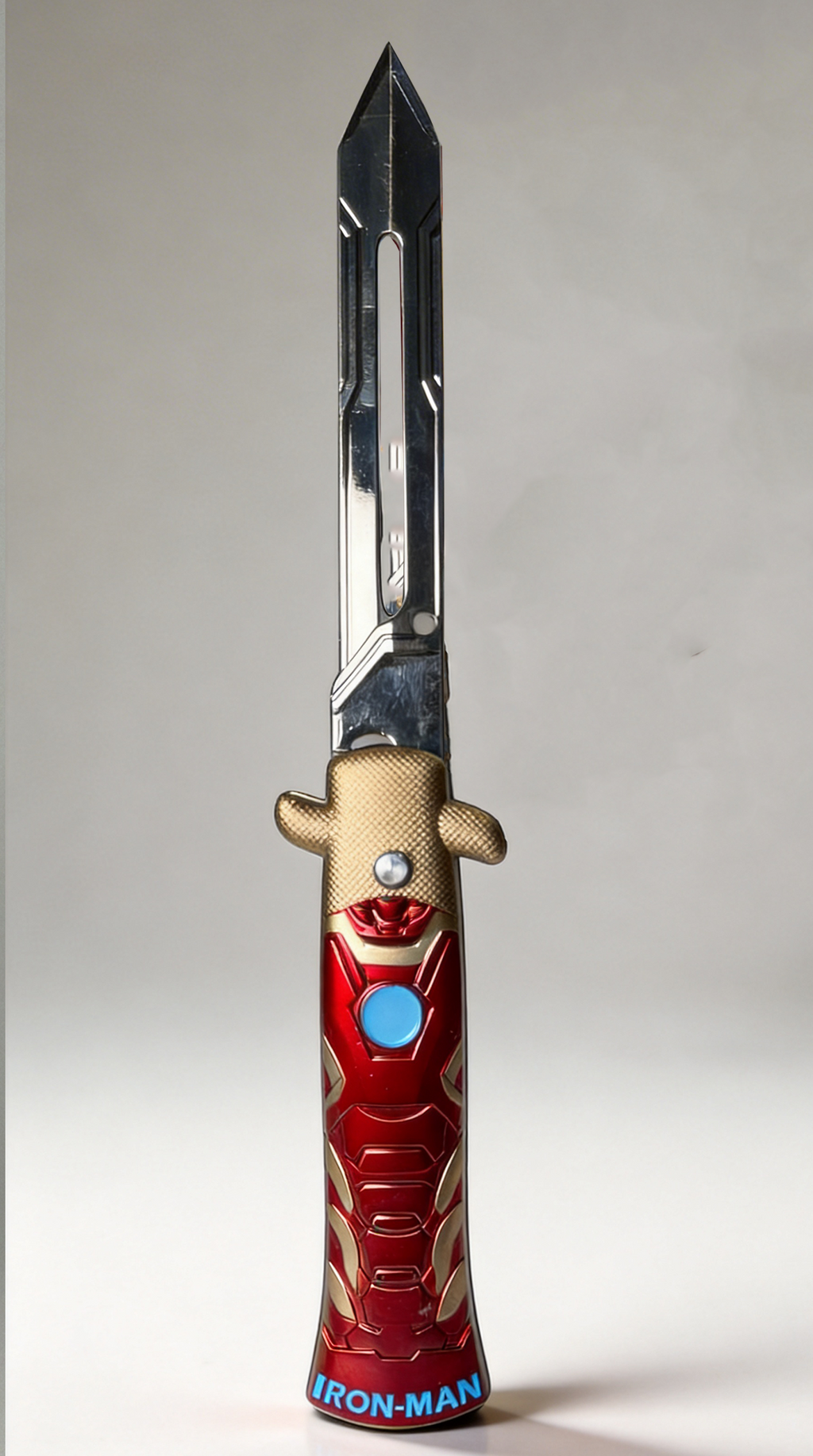 Iron Man Stiletto Style Pocket Knife | Hellzone