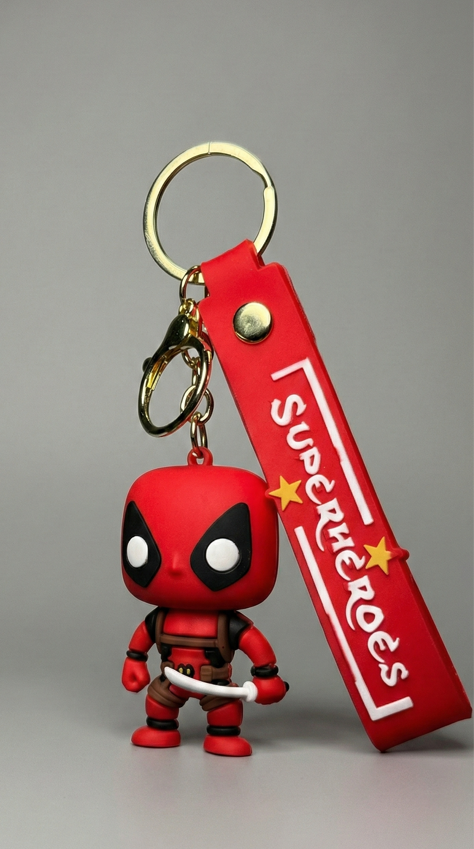 Deadpool Iconic Red Merc Keychain | Hellzone