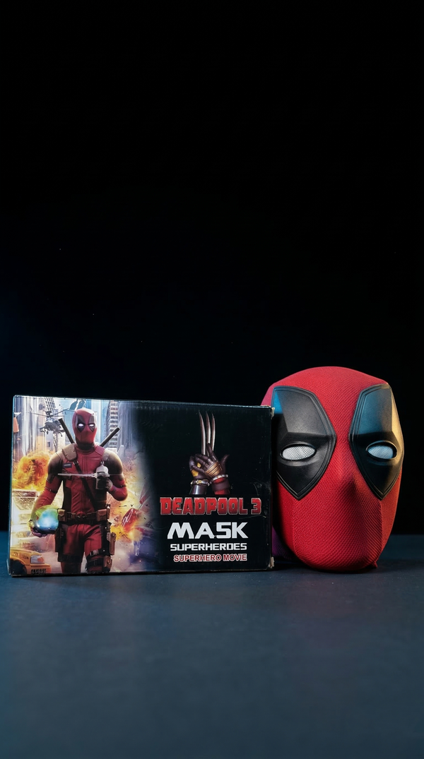 Deadpool Mask – Premium Fabric Cosplay LED Mask (28Cm) | Hellzone