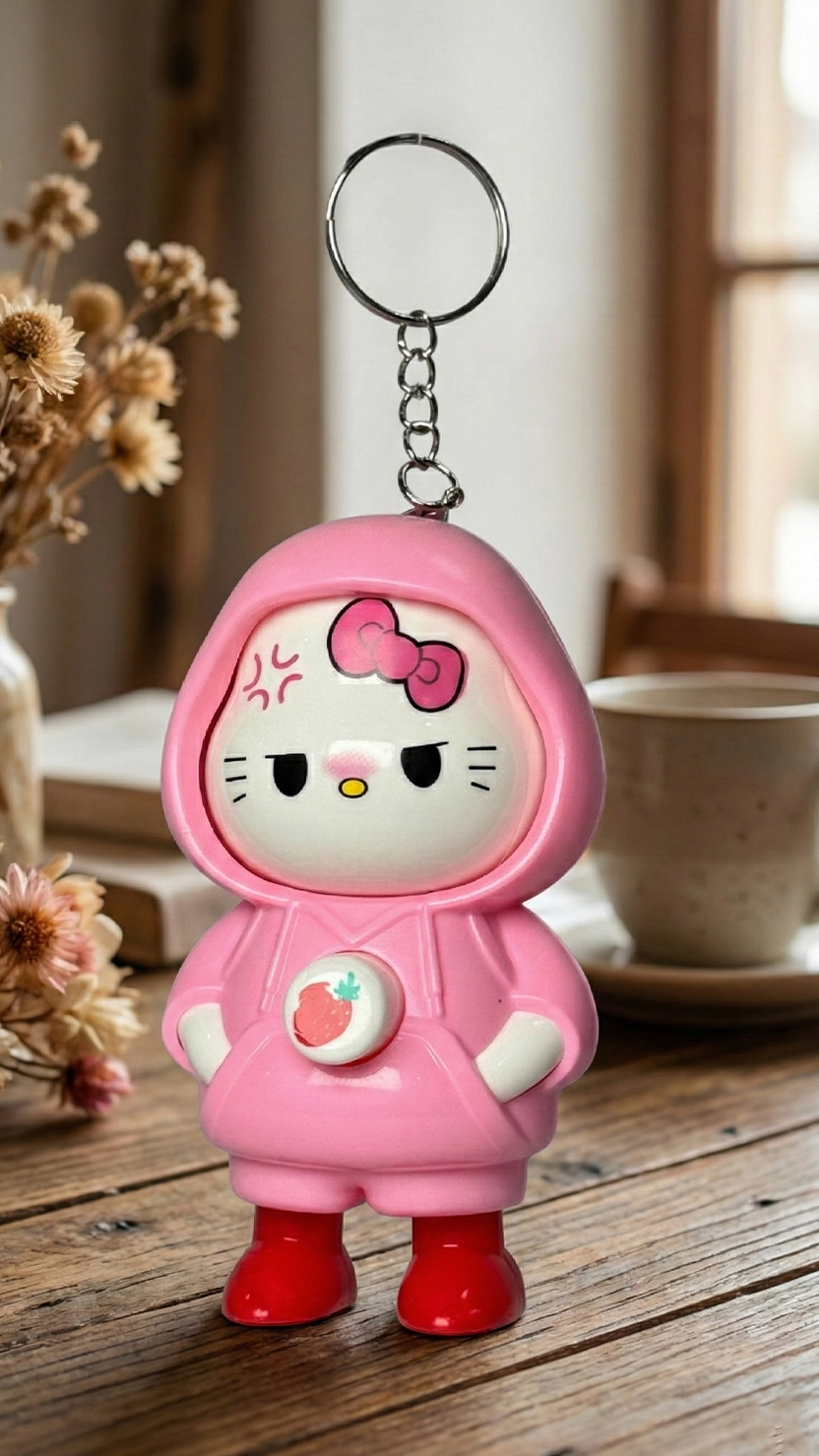 Hello Kitty Face Changing Keychain | Hellzone