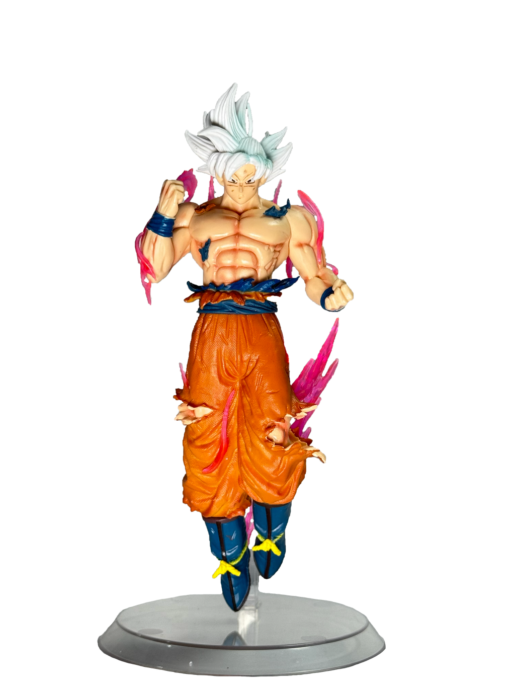 Goku Mastered Ultra Instinct with Pink Aura Action Figure (24Cm) | Hellzone