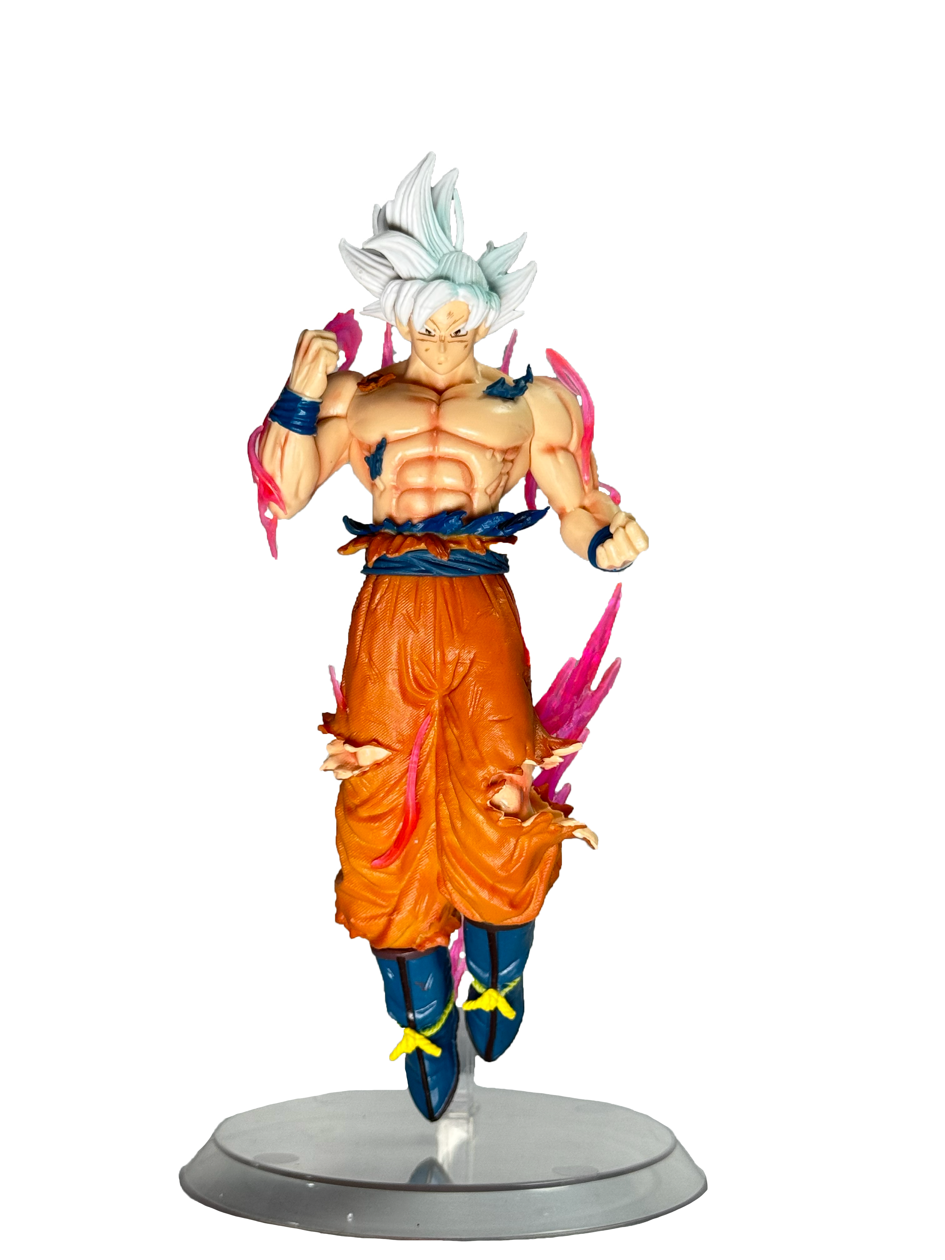 Goku Mastered Ultra Instinct with Pink Aura Action Figure (24Cm) | Hellzone