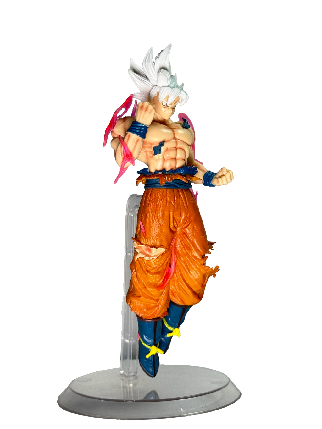 Goku Mastered Ultra Instinct with Pink Aura Action Figure (24Cm) | Hellzone
