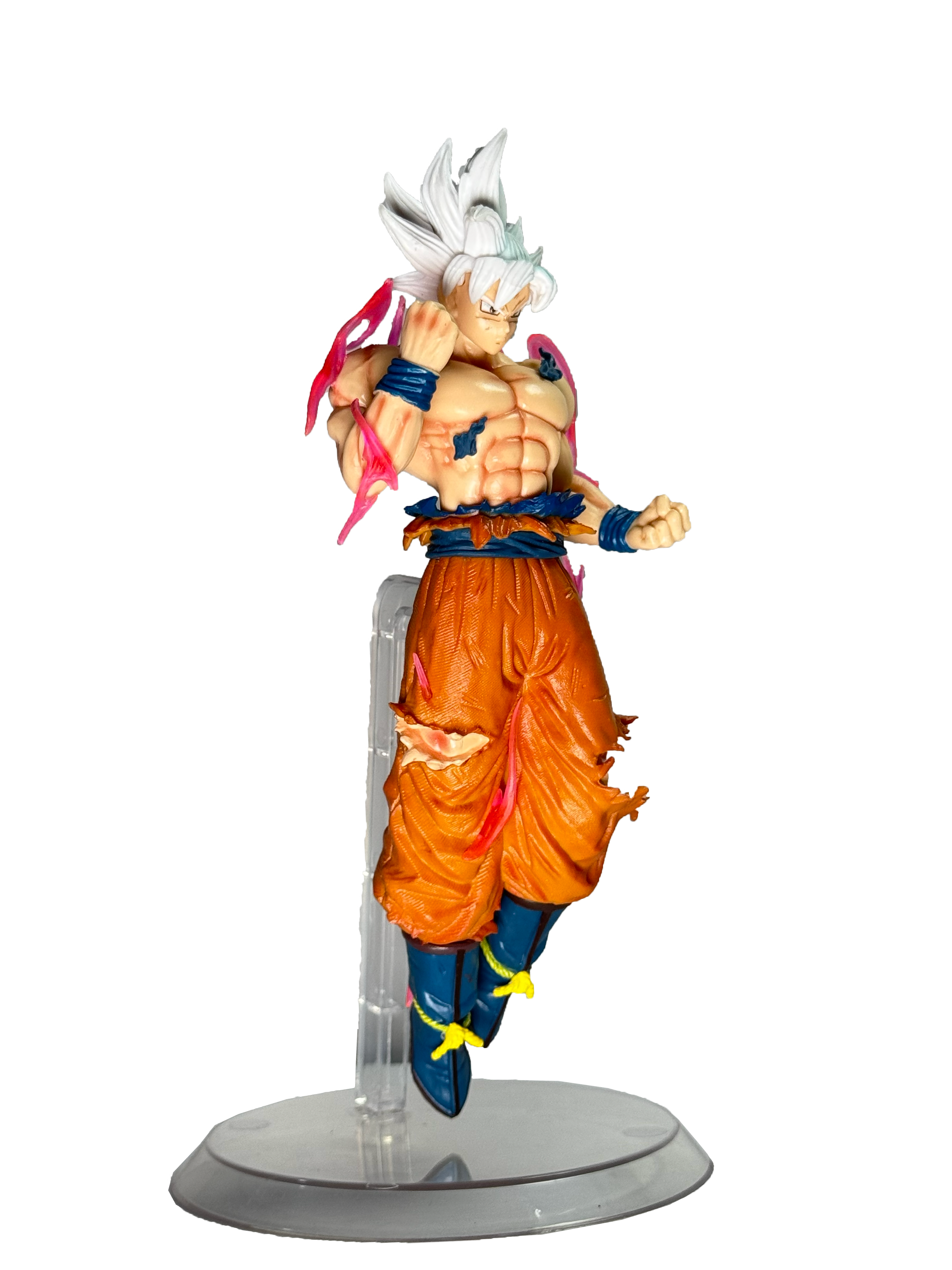 Goku Mastered Ultra Instinct with Pink Aura Action Figure (24Cm) | Hellzone