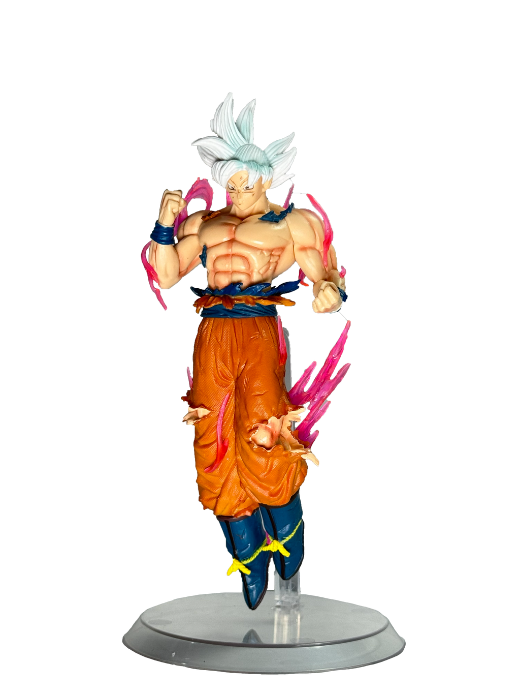 Goku Mastered Ultra Instinct with Pink Aura Action Figure (24Cm) | Hellzone