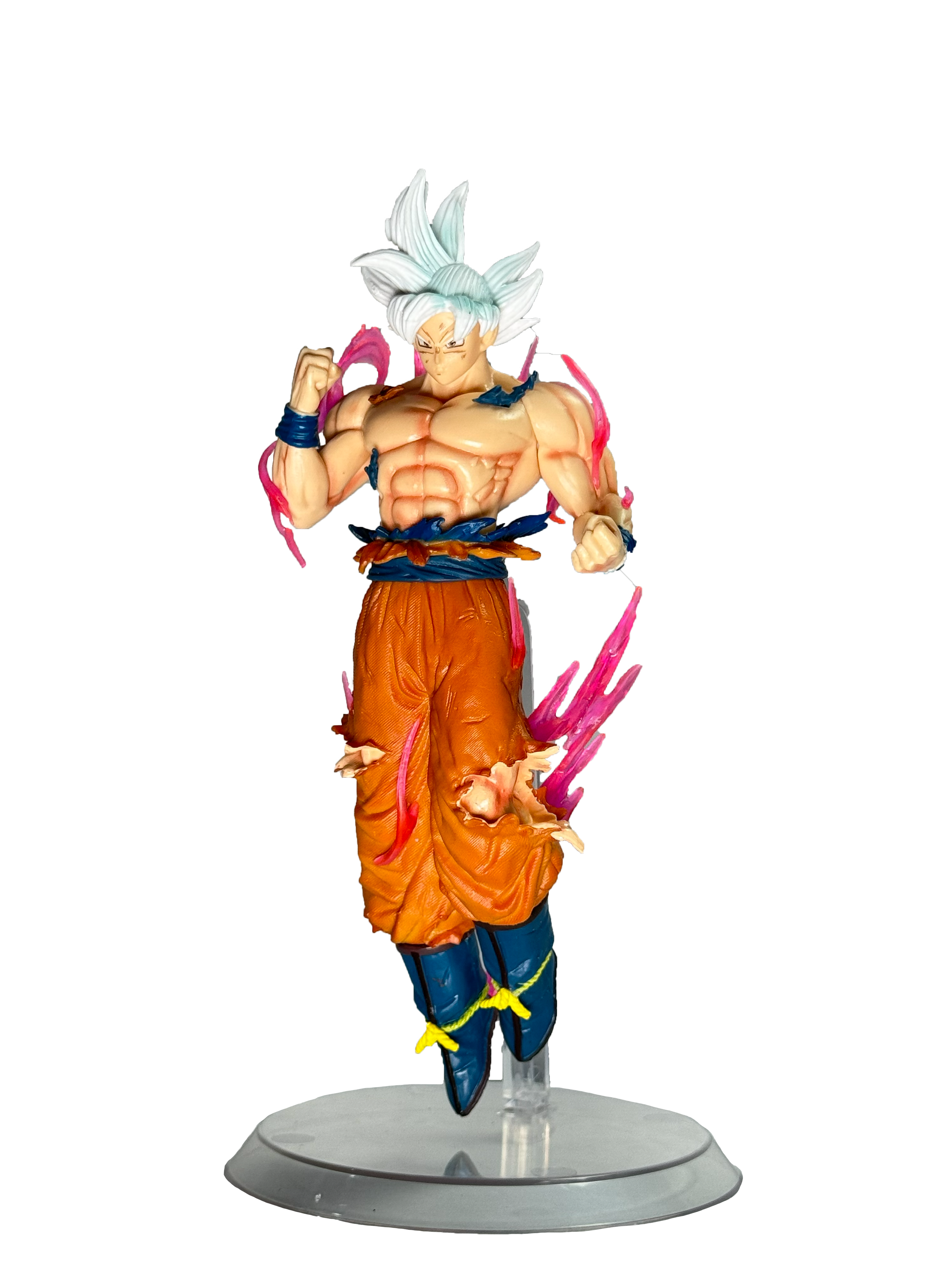 Goku Mastered Ultra Instinct with Pink Aura Action Figure (24Cm) | Hellzone