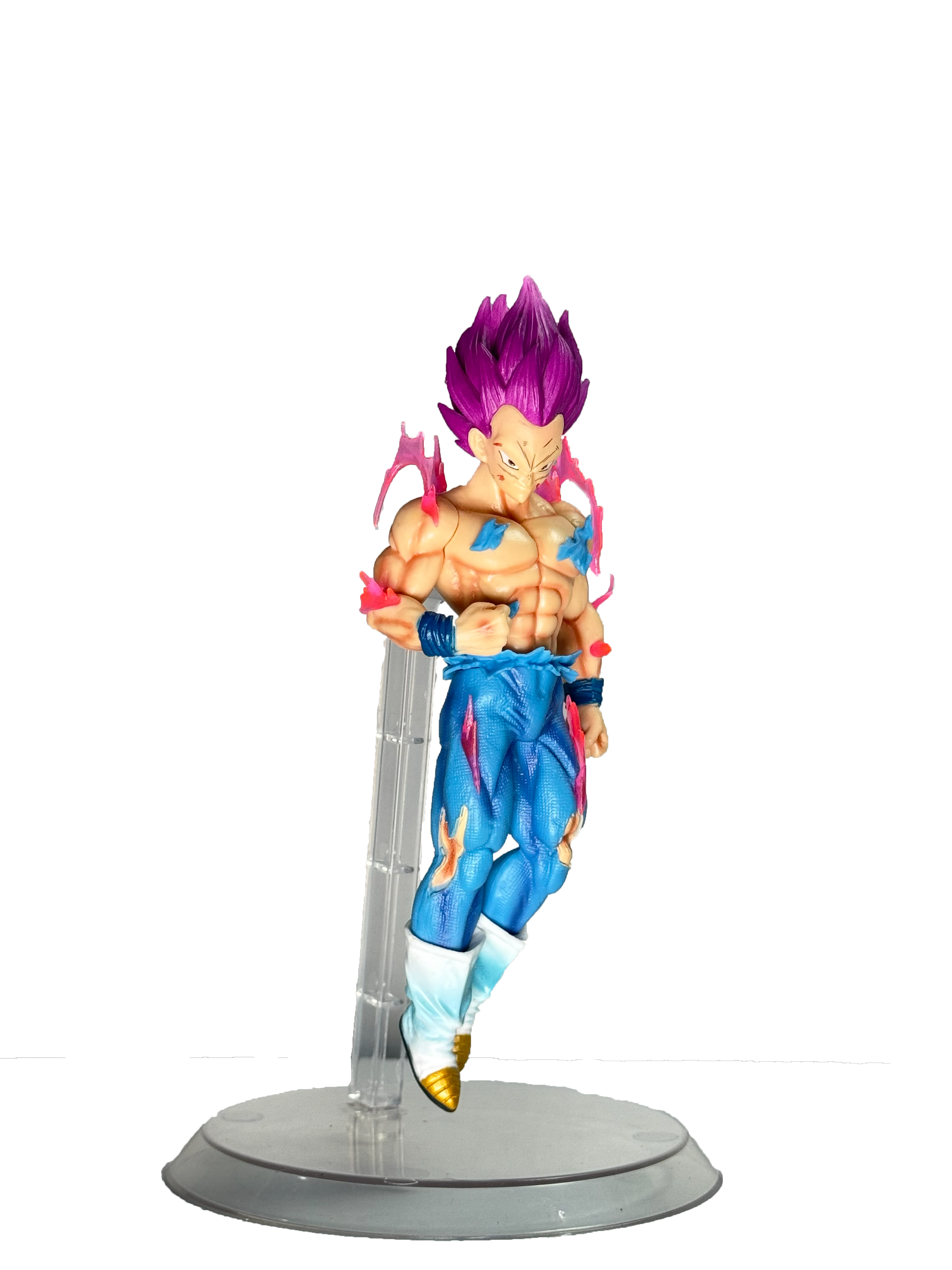 Vegeta Ultra Ego Action Figure with Pink Aura (24Cm) | Hellzone