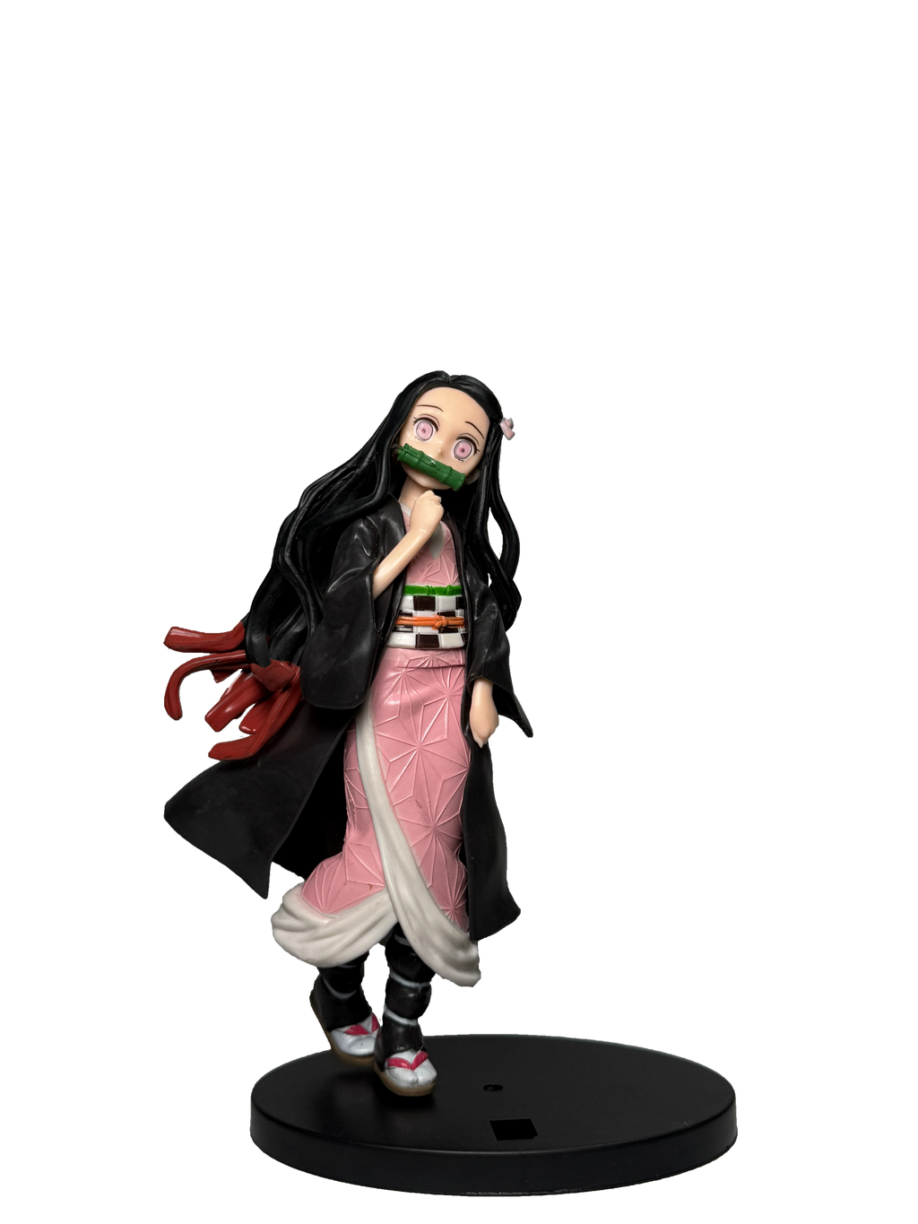Nezuko Kamado Pink Kimono & Bamboo Muzzle Action Figure (20Cm)