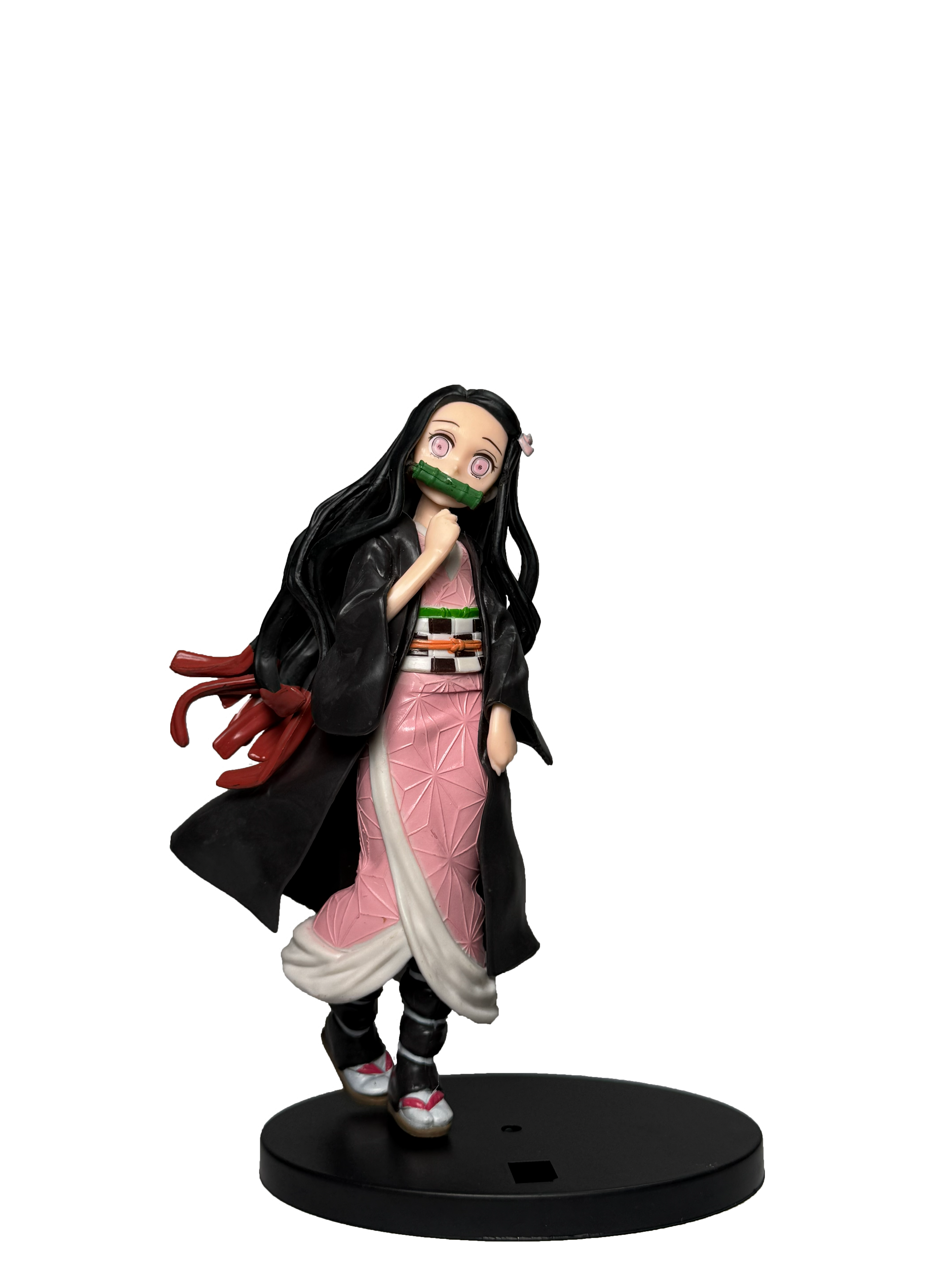 Nezuko Kamado Pink Kimono & Bamboo Muzzle Action Figure (20Cm)