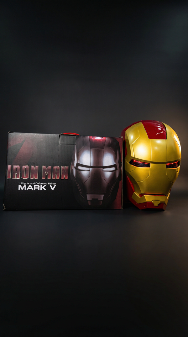 Iron Man Wearable Helmet – Motorized with Voice Control & LED Lights | Hellzone
