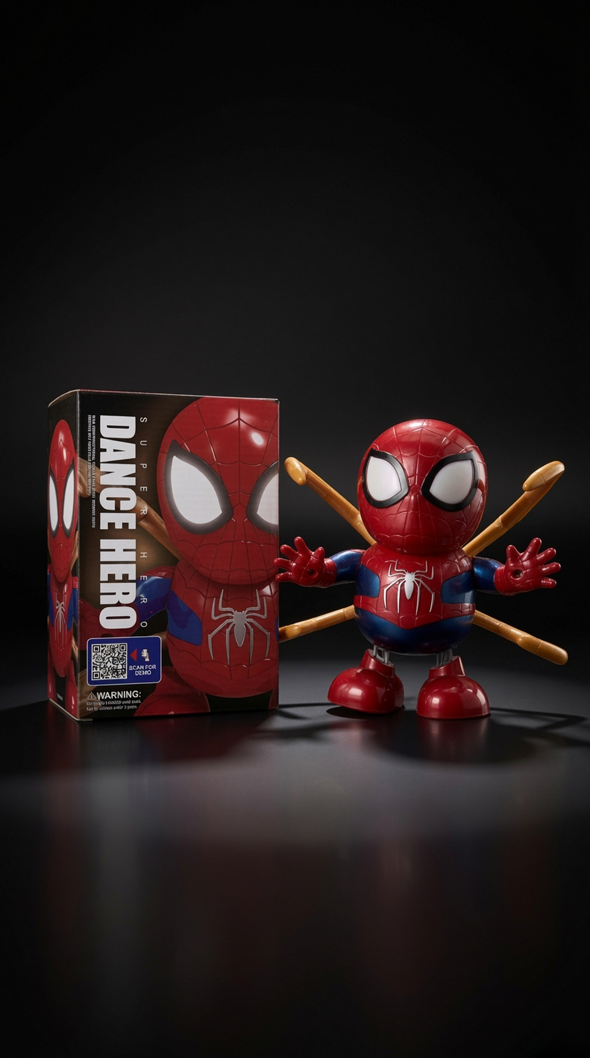 Dance Spider-Man | Interactive Chibi Dancing Spider-Man Toy Figure