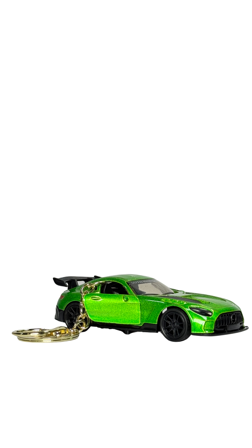 Race Car Metallic Green GT Model 50th Anniversary Edition Keychain | Hellzone